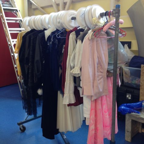 8 Quick Tips for Organizing Costumes Backstage, For Community & School Productions Costume Organization, Costume Storage, Middle School Drama, Theatre Classroom, Stage Management, Technical Theatre, Teaching Theatre, Drama Education, Theatre Education