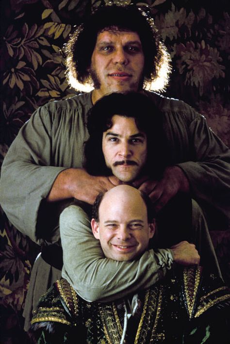 Andre the Giant, Mandy Patinkin and Wallace Shawn -- The Princess Bride. Inigo Montoya Quotes, André The Giant, Wallace Shawn, Inigo Montoya, Mandy Patinkin, Circus Characters, Space Princess, The Princess Bride, Monsieur Madame