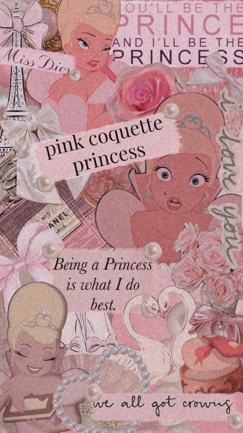 #princess #princessaesthetic #charlottelabouff #charlottelabouffaesthetic #lottie #princessandthefroglottie #princessandthefrog #pink #pinkaesthetic #coquette #pinkcoquetteprincess Pretty Wallpaper Ipad, Cute Home Screen Wallpaper, Iphone Wallpaper Vsco, Frog Wallpaper, Disney Princess Artwork, Cute Wallpapers For Ipad, Romantic Wallpaper, Iphone Wallpaper Classy, Disney Collage