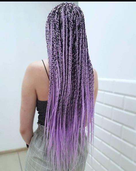 Braids With Purple Hair, Light Purple Braids For Black Women, Lilac Knotless Braids, Pastel Purple Braids, Braids For Black Women Blue, Lilac Braids For Black Women, Light Purple Box Braids, Lavender Box Braids, Light Purple Braids