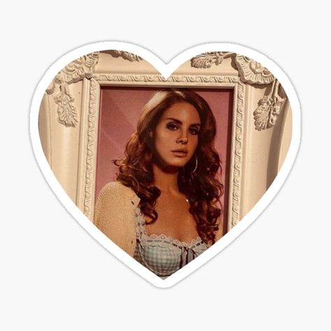 Ldr Poster, Lana Del Rey, A Heart, Vinyl Decal, Cars, For Sale