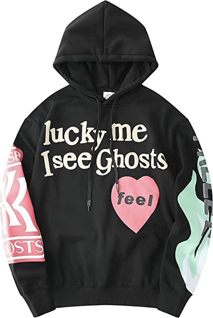 I See Ghosts Hoodie, Lucky Me I See Ghosts, I See Ghosts, God Clothing, Kim K Style, Lucky Me, Swimsuit Material, Fear Of God, Branded Sweatshirts