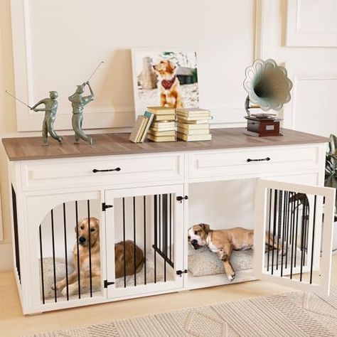 Small Dog Cage, Large Dog Crate Furniture, Dogs White, Double Dog Crate, Small Dog Crate, Dog Crate Table, Furniture Style Dog Crate, Wood Dog Crate, Heavy Duty Dog Crate