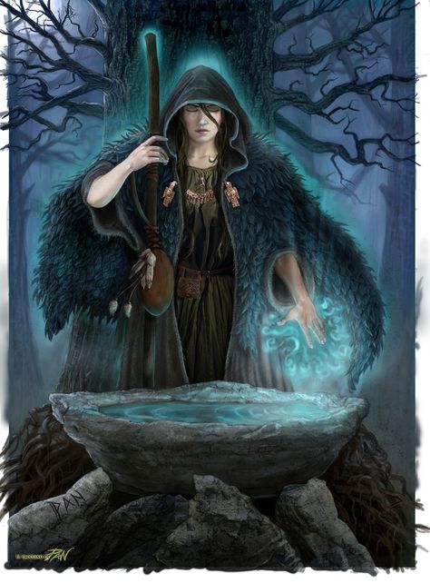 Viking Images, Celtic Myth, Morgan Le Fay, Witch Pictures, Celtic Goddess, Pagan Art, Celtic Culture, Norse Vikings, Dungeons And Dragons Characters