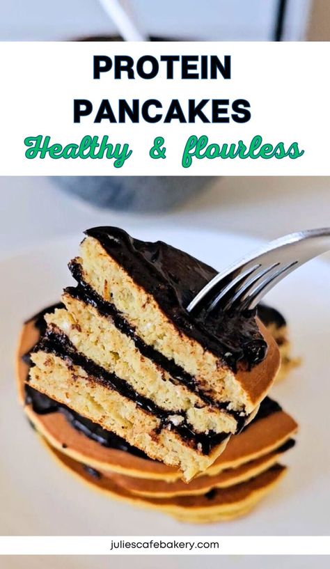 flourless protein pancakes recipe. healthy breakfast idea. protein boosted pancakes Protein Pancakes With Protein Powder, Pancakes With Protein Powder, Pancakes With Protein, Pancakes Recipe Healthy, Homemade Healthy Chocolate, Savory Waffle Recipe, Protein Pancakes Recipe, Recipe Healthy Breakfast, Best Whey Protein Powder