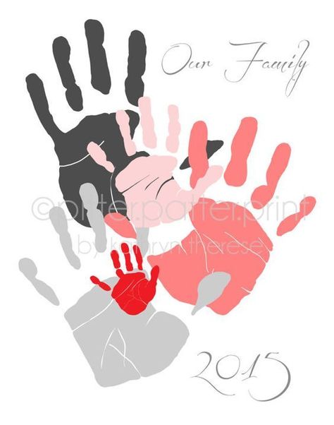 Turnaround time for proofs is currently 2-3 business days from date of processed Etsy order and receipt of foot/hand prints. Thank you! Please http://www.giftideascorner.com/christmas-gifts-dad Hand Print Art, Diy Bebe, Hand Prints, Footprint Art, Handprint Crafts, Handprint Art, Family Crafts, Baby Diy, Family Art