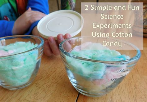 Candy Science Fair Projects, Cotton Candy Science Experiment, Science Day Activities, Preschool Carnival, Cardboard Carnival, Cotton Candy Theme, Science Projects For Preschoolers, Candy Science Experiments, Candy Math