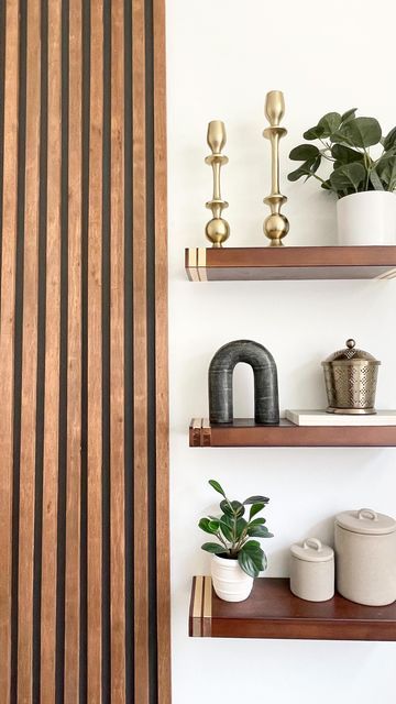 Slat Wall With Mirror And Shelf, Horizontal Wood Slat Wall Entryway, 1x1 Wood Accent Wall, Slat Wall Coffee Bar, Mid Century Slat Wall, Vertical Wood Slat Wall Entryway, Slat Wall Staircase, Vertical Wood Slat Tv Wall, Wood Slat Accent Wall Bedroom