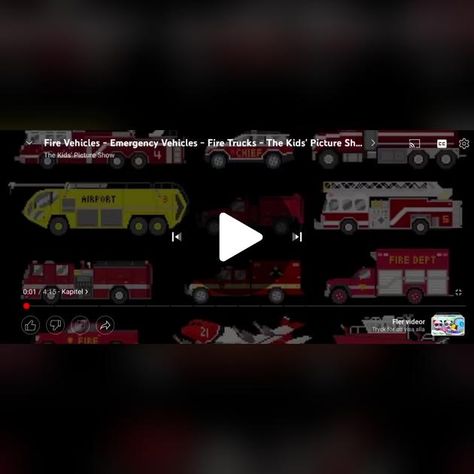 the kids picture show fire vehicles | TikTok Fire Trucks Pictures, Emergency Vehicles, Fire Dept, Kids Pictures, Fire Trucks, The Kids, Picture Show, Trucks, Vehicles