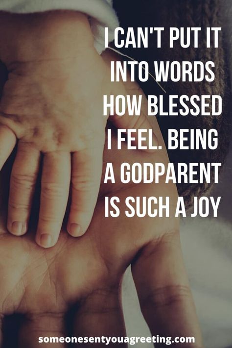 Show how proud you are to be a Godparent and grateful to be chosen with these honored to be Godparents quotes and sayings | #godparent #godparents #honored #baby #quotes God Parents Quotes, Godchild Quotes, Godparents Quotes, Godson Quotes, Naive Quotes, Godmother Quotes, Unbelievable Quotes, Being There For Someone Quotes, Wedding Captions