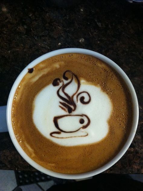 Coffee Barista Art, Cappuccino Art, Foam Art, Coffee Latte Art, Coffee World, Coffee Barista, Coffee Drawing, Cafe Art, Cafe Latte