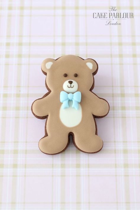 Good Christmas Presents, Biscuit Wedding Favours, My Teddy Bear, Teddy Bear Cookies, Cookie Wedding Favors, Teddy Bear Party, Teddy Bear Cakes, Bear Cookies, Delicious Cookies