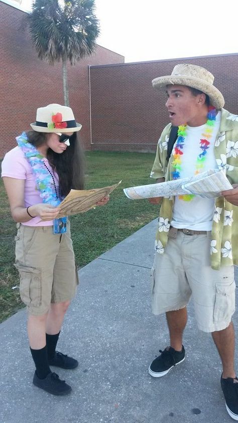 Tourists day #spiritweek Tourist Dress Up Day, Tropical Pool Party, Tacky Tourist, Tropical Pool, Dress Up Day, Spirit Week, Theme Party, Pool Party, Peter Pan