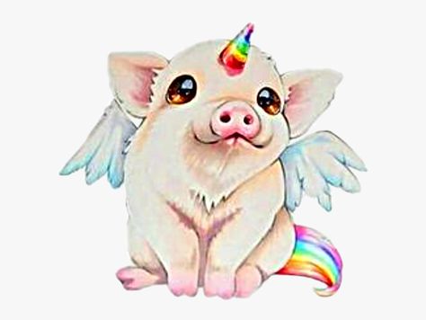 Flying Pig Drawing, Flying Pig Tattoo, Flying Pigs Art, Pig Pics, Unicorn Pig, Pig Tattoo, Pig Drawing, Purple Cow, Funny Pigs