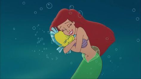 Ariel and Flounder😄😄💜💜 Ariel And Flounder Wallpaper, Flounder Aesthetic, Melody Little Mermaid, Disney Scenes, Little Mermaid Nails, Fin Fun Mermaid, Mermaid Nail, Ariel And Flounder, Disney Prince