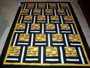 Steelers Quilt, College Quilts, Football Quilt, Sports Quilts, Tshirt Quilt, Quilt Care, Steelers Fan, Son In Law, Get It Done