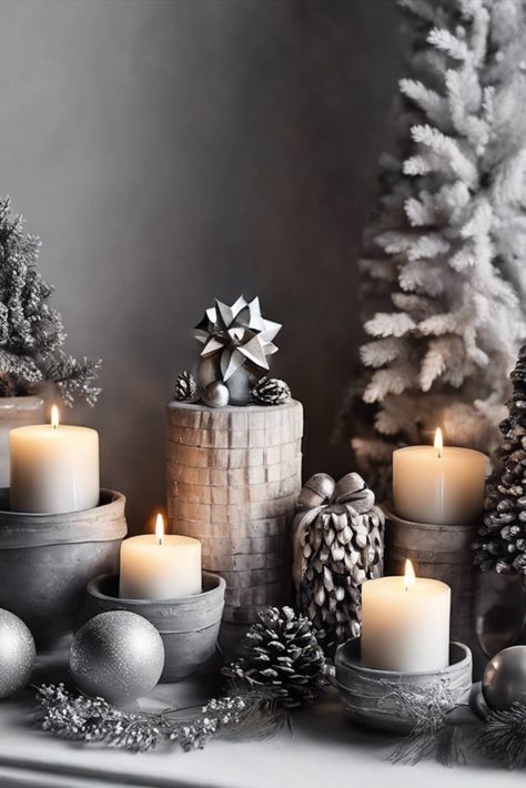 Explore the sophisticated appeal of monochromatic holiday decor. Discover how to create depth and interest using textures and shades within a single color palette. Curtains Style, Classy Christmas Decor, Colorful Christmas Decorations, Garden Tattoos, Ocean Inspired Jewelry, Pink Room Decor, Nursery Curtains, Stylish Curtains, Classy Christmas