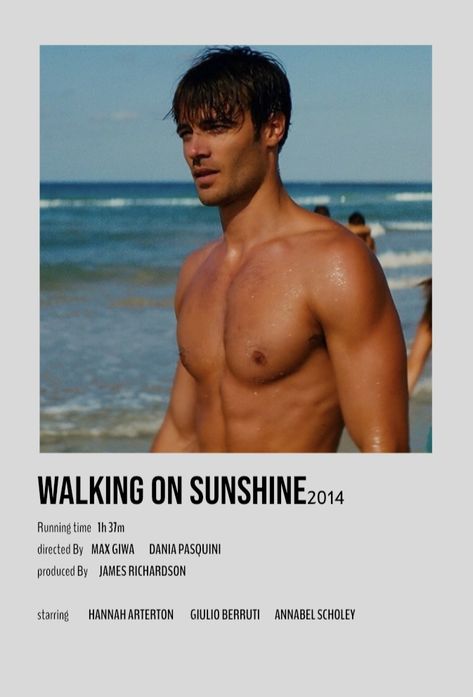 Walking On Sunshine Movie, Watching Movies Aesthetic, Sunshine Movie, Must Watch Netflix Movies, Best Teen Movies, Movie Character Posters, Romcom Movies, Movies To Watch Teenagers, Movie Hacks