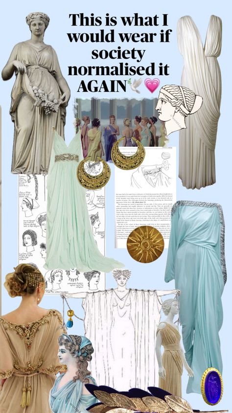 Greco Roman Ancient Rome Fashion, Ancient Greece Fashion, Ancient Rome Aesthetic, Rome Fashion, Greece Fashion, Greco Roman, Roman Fashion, Greek Fashion, Ancient Rome