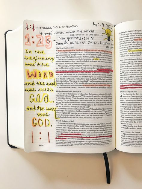 John Chapter 1 John Chapter 1 Bible Study, John Chapter 3 Bible Journaling, Bible Study John Chapter 1, John Chapter 1 Bible Study Notes, John Chapter 1 Bible Journaling, Bible Hacks, Scripture Journaling Ideas, Bible Study John, John Chapter 1