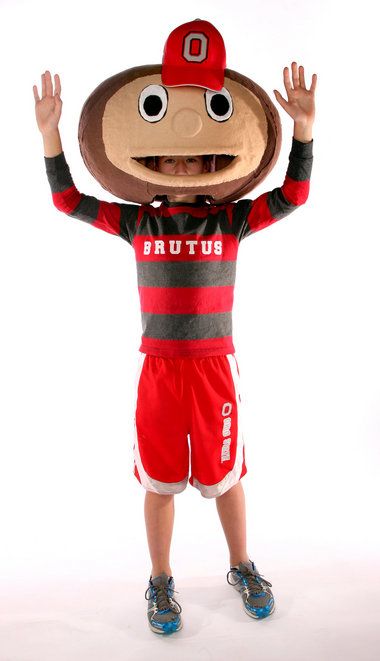 Costumes You Can Make At Home, Halloween Costumes You Can Make, Brutus Buckeye, Buckeye Baby, Sports Costume, Lego Costume, Hallowen Costume, Halloween 2015, Easy Halloween Costumes