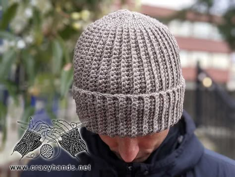 Crochet beanies for men