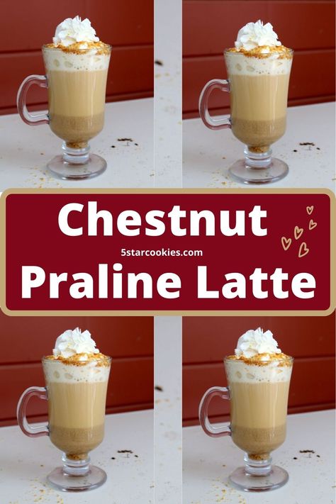 Starbucks Chestnut Praline Latte Recipe, Chestnut Praline Syrup Recipe, Chestnut Praline Latte Starbucks, Chestnut Syrup, Praline Syrup Recipe, Starbucks Chestnut Praline, Chestnut Praline Latte, Ninja Coffee Maker, Coffee Lattes