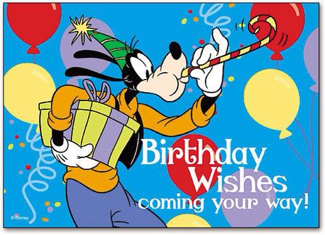 Birthday Wishes Goofy Birthday, Birthday Cards Digital, Goofy Love, 1st Disney Trip, Birthday Images Funny, Happy Birthday Disney, Quotes For Cards, Mouse Coloring Pages, Disney Clip Art