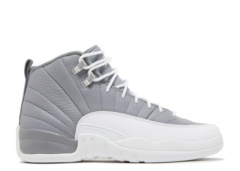 Air Jordan 12 Retro GS 'Stealth' - Air Jordan - 153265 015 - stealth/white/cool grey | Flight Club White Lizard, Grey Jordans, Jordan Retro 12, Preppy Shoes, Air Jordan 12, Jordan Shoes Retro, Flight Club, Air Jordan 12 Retro, Jordan 12 Retro