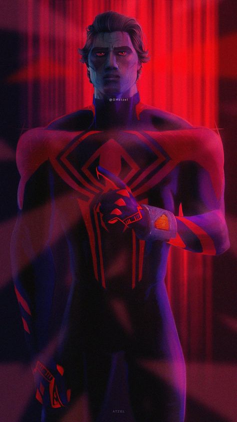 2099 Aesthetic, Spiderman 2099 Aesthetic, Across The Spiderverse Aesthetic, Miguelohara Spiderman, Spiderverse Aesthetic, Spiderman 2099, Spiderman Spiderverse, Miles Spiderman, Spiderman Drawing