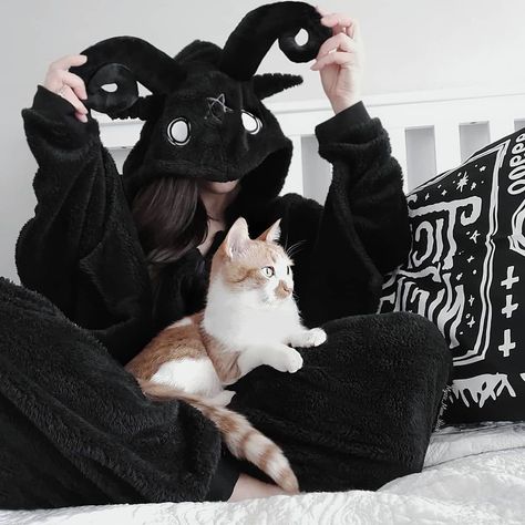 KILLSTAR shared a post on Instagram: “When U Realize Ur Better Off As A Demon 😈 Demonic Onesie ⁠ •⠀⠀⁠ 📷 by @_mystic_moon_witch •⠀⠀⁠…” • Follow their account to see 7,498 posts. When U Realize, Cat Onesie, Mystic Moon, Moon Witch, Gothic Aesthetic, Dark Fashion, Post On Instagram, Onesies, Halloween Costumes