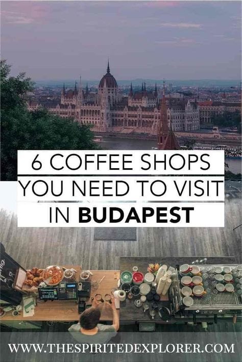 6 of the Best Coffee Shops in Budapest You Have to Visit � The Spirited Explorer  Budapest surprised me with its amount of little shops and incredible specialty coffee, especially in the Jewish Quarter. Budapest Things To Do, Budapest Christmas, Visit Budapest, Speciality Coffee Shop, Brunch Places, Hungary Travel, Budapest Travel, Thermal Baths, Budapest Hotel