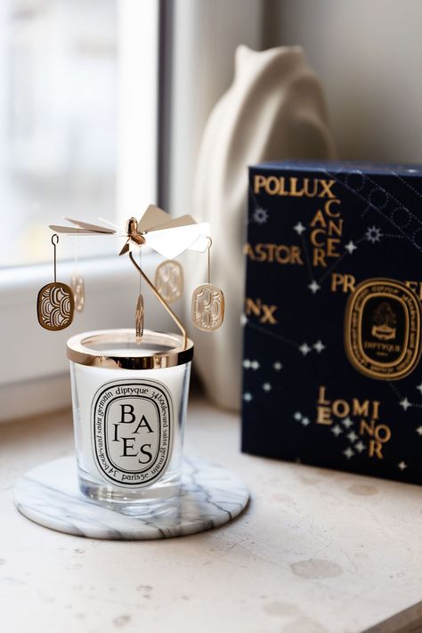 Baies Candles, Dyptique Branding, Finnish Independence Day, Dyptique Candles, Baies Candle, Diptyque Perfume, Diptyque Candles, Golden Pattern, Candle Wall Sconces