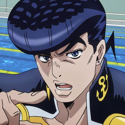 Josuke Higashikata, Hair, Anime, Black