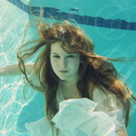 Photo by Jennifer Jones - lifestyle, dress, swimming, woman, underwater #fun Underwater Hair, Woman Underwater, Underwater Drawing, Coast Photography, Swimming Underwater, Underwater Portrait, Mermaid Photography, Underwater Painting, Jennifer Jones