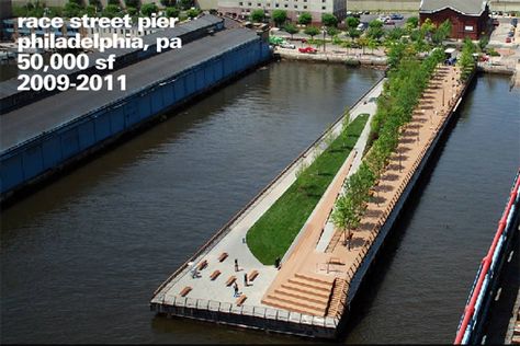 Field Operations' Race Street Pier now open - Freshkills Park Alliance Race Street Pier, Urban Landscape Design, Honor Society, Delaware River, Landscape And Urbanism, Urban Park, Landscape Plans, Public Park, Landscape Projects