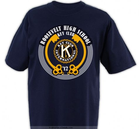 Circular Key Club - Kiwanis & Key Club Design SP3496 Club Shirt Designs, Key Club, Club Tshirt, School Shirt Designs, School Clubs, Club T Shirt, Club Shirts, Club Design, School Shirts