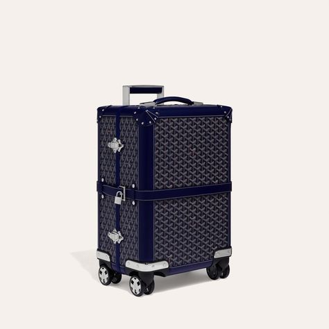 Bourget PM Trolley Case Maison Goyard Goyard Trunk Bag, Goyard Briefcase, Goyard Artois, Goyard Suitcase, Goyard Luggage, Goyard Anjou Mini Grey, Digital Closet, Goyard Bag, Celine Bags