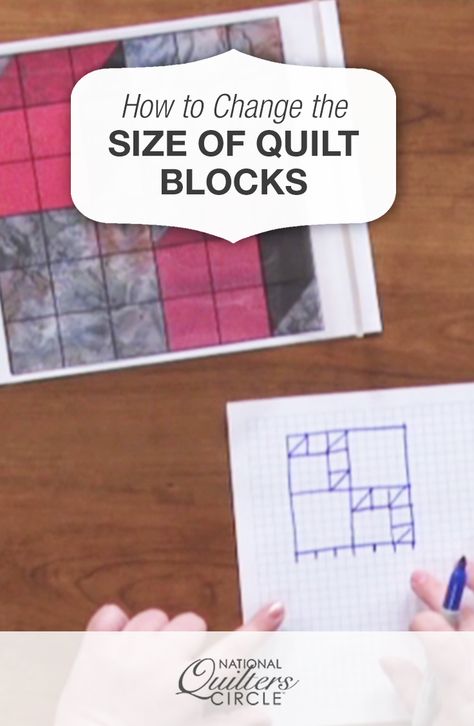 How To Enlarge A Quilt Block Pattern, How To Change The Size Of A Quilt Block, How To Design A Quilt On Graph Paper, Block In Block Quilt Pattern, Squaring Up Quilt Blocks, Quilting Shortcuts, Quilting Math, Thinking Cap, Quilt Tips