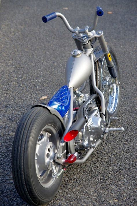 Mini Chopper Motorcycle, Monkey Bike, Trike Scooter, Rat Bikes, Honda Engine, Diy Motorcycle, Scooter Custom, Honda C70, Mini Chopper