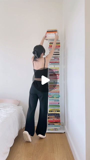 zoe ♡ on Instagram: "finally got my dream bookcase ⭐️

story bookcase @designwithinreach 

#designwithinreach #bookshelf #interiordesign #apartmenttherapy #explore" Bedroom Ideas Book Lovers, Girls Bookshelf Ideas, Bedroom Bookshelf Ideas, Teen Bookshelf, Story Bookcase, Girls Bookshelf, Bookcase Bedroom, Bookshelf Ideas, Bookshelves In Bedroom