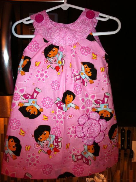 Dora dress I made $25 Dora Dress, Dora Birthday, Sewing 101, Dora The Explorer, Scoop Neck Dress, Nickelodeon, Neck Dress, Scoop Neck, Party Ideas