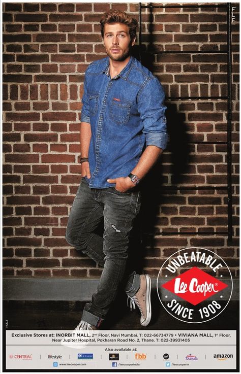 Lee Cooper Advertisement Denim Ads, Lee Cooper, Newspaper, Apparel Accessories, Casual Button Down Shirt, Men Casual, Mens Tops, Quick Saves