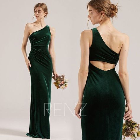 Bridesmaid Dress Dark Green, Dark Green Formal Dress, Fitted Bridesmaid Dresses, Fitted Formal Dress, Prom Dresses Long Open Back, Velvet Bridesmaid Dress, Dark Green Bridesmaid Dress, Velvet Bridesmaid, Green Formal Dresses