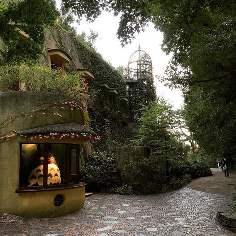 Studio Ghibli Museum is located in Mitaka Japan Gibli Studio Museum, Studio Ghibli Museum, Japan Honeymoon, Art Studio Ghibli, Studio Ghibli Tattoo, Ghibli Museum, Japan Holidays, Ghibli Artwork, Go To Japan