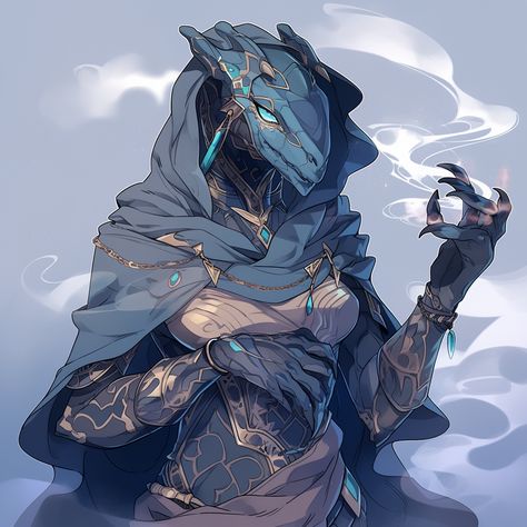 Lolth Dnd, Dragonborn Dnd Female, Dragon Born Female, Dragon Person Character Design, Lizardfolk Dnd, Dragonborn Character Design, Dragonborn Art, Female Dragonborn, Lizard People