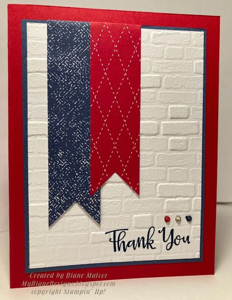 Veteran Day Cards Handmade, Thank You Cards For Veterans, Patriotic Handmade Cards, Red White And Blue Cards, Military Cards Ideas, Veterans Cards, Independence Day Card, Patriotic Cards, Blue Cards