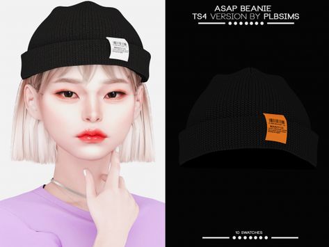 plbsims — (@plbsims) / SimsDomination Kpop Hat, Sims 4 Piercings, Cc Hats, Sims 4 Download, Cc Beanie, Cute Beanies, Sims 4 Mm, The Sims 4 Download, Sims Four