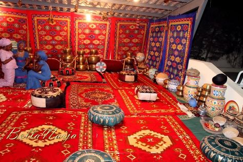 Cultural-night. Kamu. Decorations for hausa culture Hausa Culture Dress, Naija Wedding Decorations, Nigerian Wedding Decor Traditional, Arewa Hausa Wedding, Hausa Culture, Hausa Traditional Architecture, Afghan Henna Night Decoration, Afghan Henna Night, Hausa Wedding