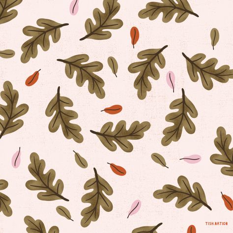 Leaf Pattern Design, Autumn Patterns, Autumn Pattern Design, Autumn Pattern, Autumn Leaves Pattern, Autumn Leaf Illustration, Fall Repeating Pattern, Autumn Foliage Illustration, Leaves Pattern Design